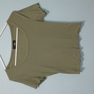 Green Small Top, Shirt,Blouse by Trixxi Clothing Co.